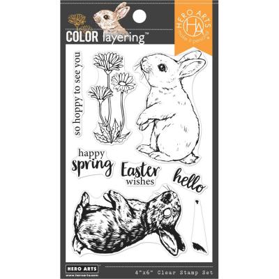 Hero Arts Layering Clear Stamps - Bunny
